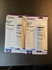 2x Aqueon Aquarium Silicone Sealant Clear 3 Ounces NEW IN PACKAGING