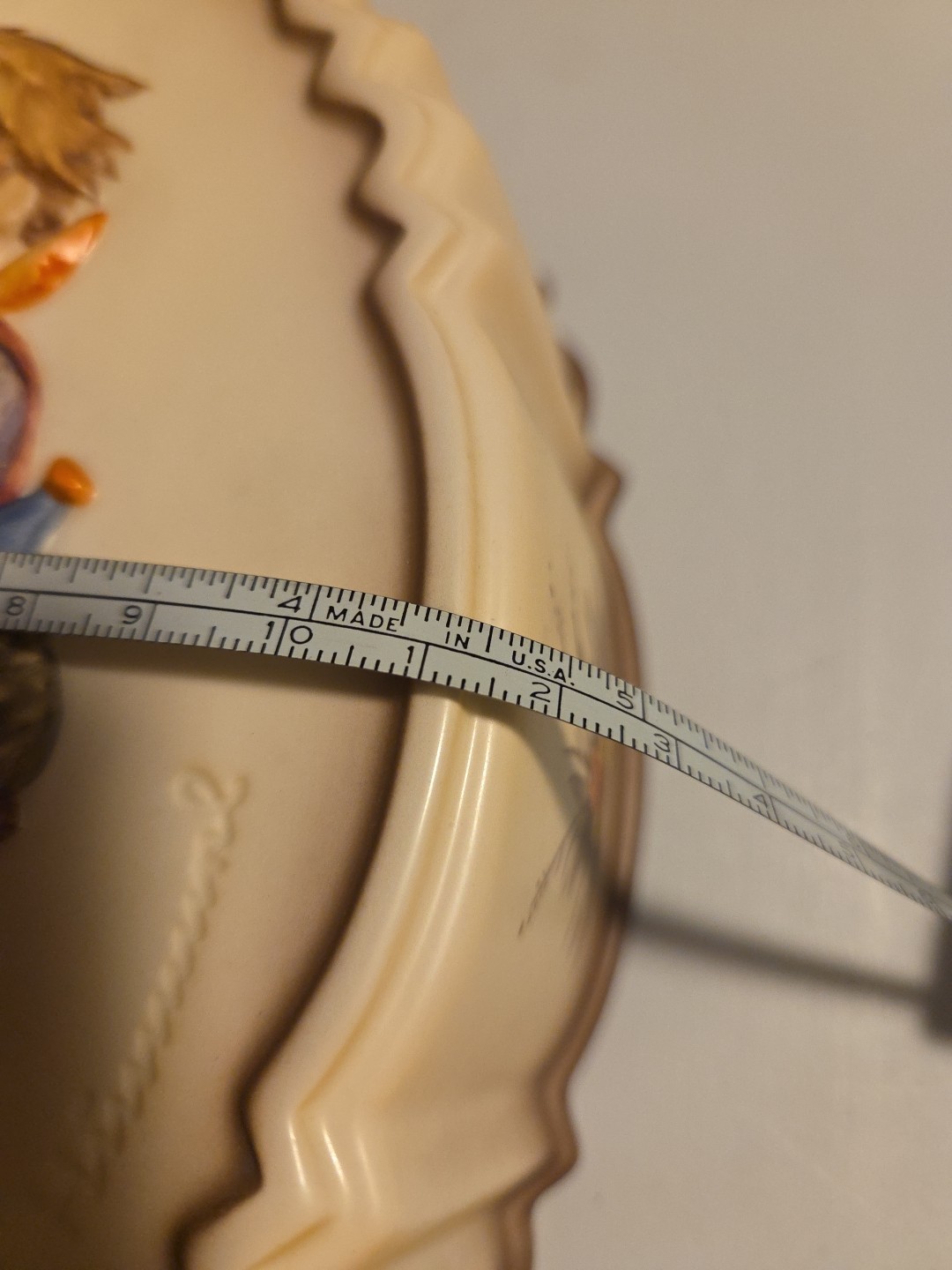 Vintage Hummel Wall Plaque Ceramic Mold Suppers Coming - HUM 673 With Box