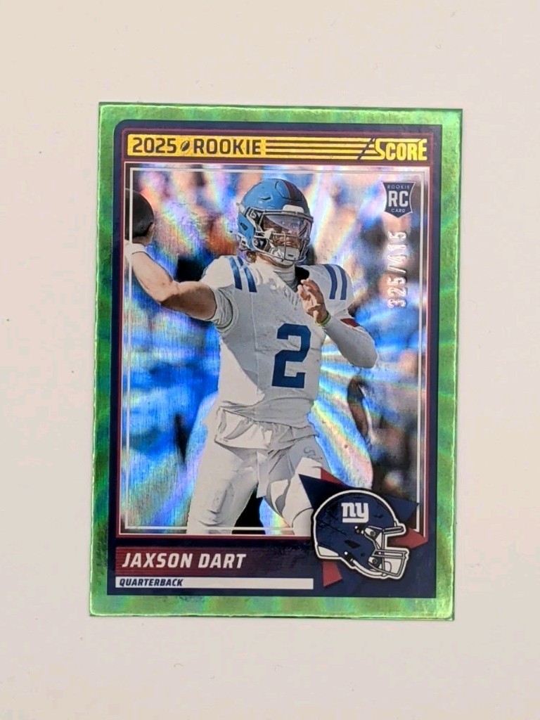 2025 Score - Rookies Jaxson Dart #35 Spokes /415 (RC)