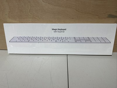 APPLE MAGIC KEYBOARD MIT ZIFFERNBLOCK & TOUCH ID SILBER A2520 NEU VERSIEGELT