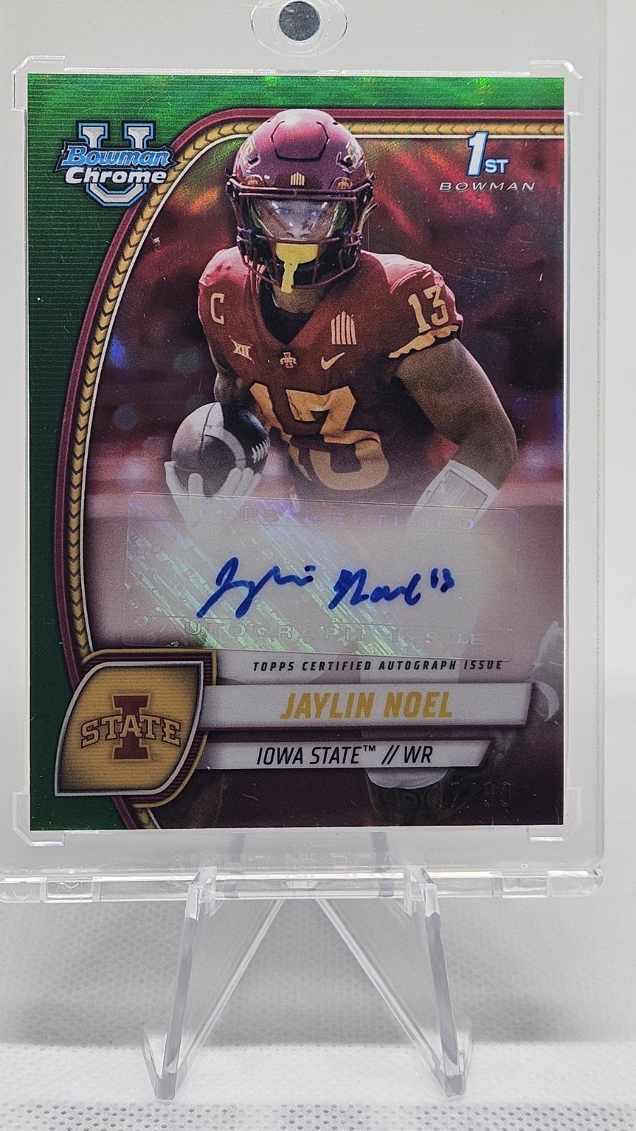 2024 Bowman University Chrome - Chrome Prospect Autographs Jaylin Noel Green /99