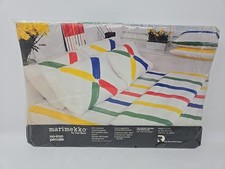 Marimekko by Dan River TWIN Flat Sheet Made in USA Vintage Sumo Multi Color