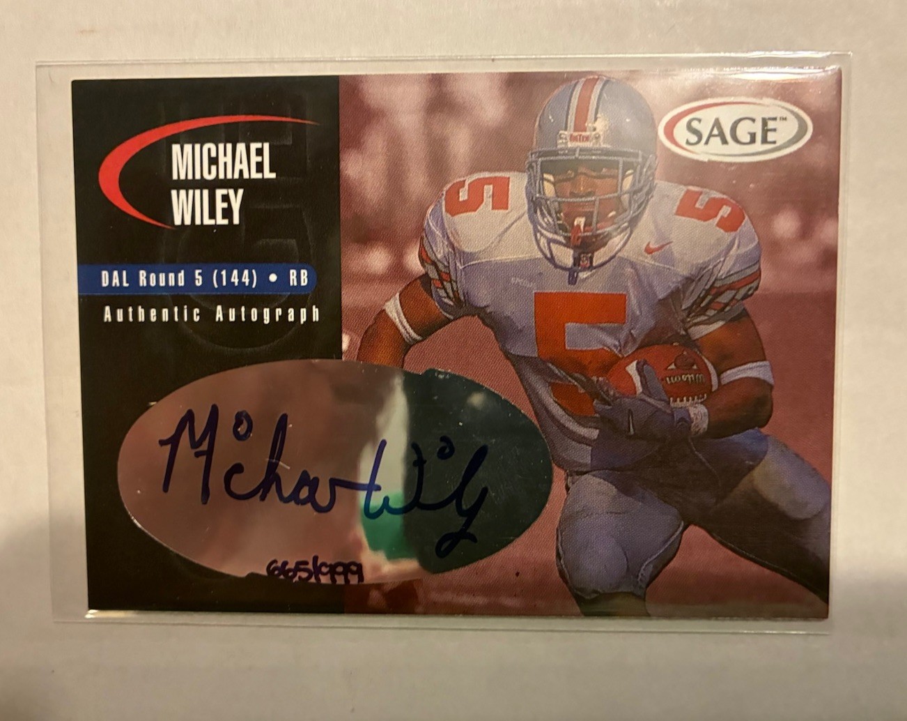 Michael Wiley SA-GE Hit Autographs #A5 Base