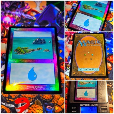 MTG Island V.2   NM Original Iconic Land FOIL Onslaught / Aufmarsch 2002 OG