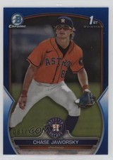 2023 Bowman Draft Chrome Blue Refractor 81/150 Chase Jaworsky #BDC-45 0c6