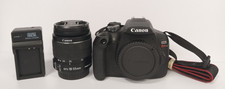 Canon EOS Rebel T7 24.1MP DSLR Camera Black - Fully Functional, Nice Shape