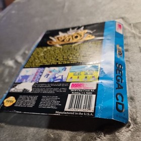 Vay - Sega CD Original Back Art Spine Card & Rear Case Piece Only, READ! 