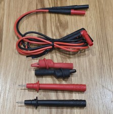 Genuine Fluke Multimeter & Clamp Meter Test Lead, Probe, Alligator Set