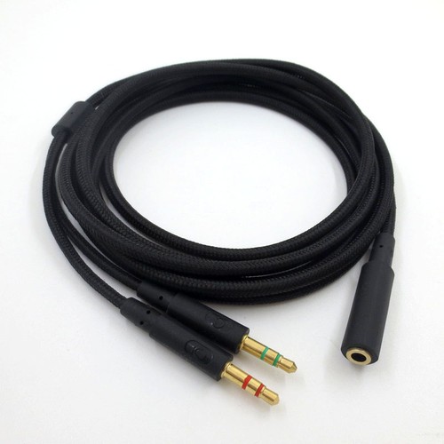 Audio Cable PC Splitter For Kingston HyperX Cloud II Hyperx Alpha ...