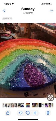 Rainbow Geode