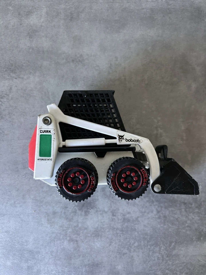 Cargador Bobcat Tonka Clark Años 80 De Colección - Juguete Diecast - Hidrostático - Modelo Raro Foto 4 de 4