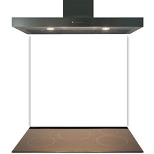 White Glass Splashback for Kitchen Toughened Heat Resistant Cooker Tile