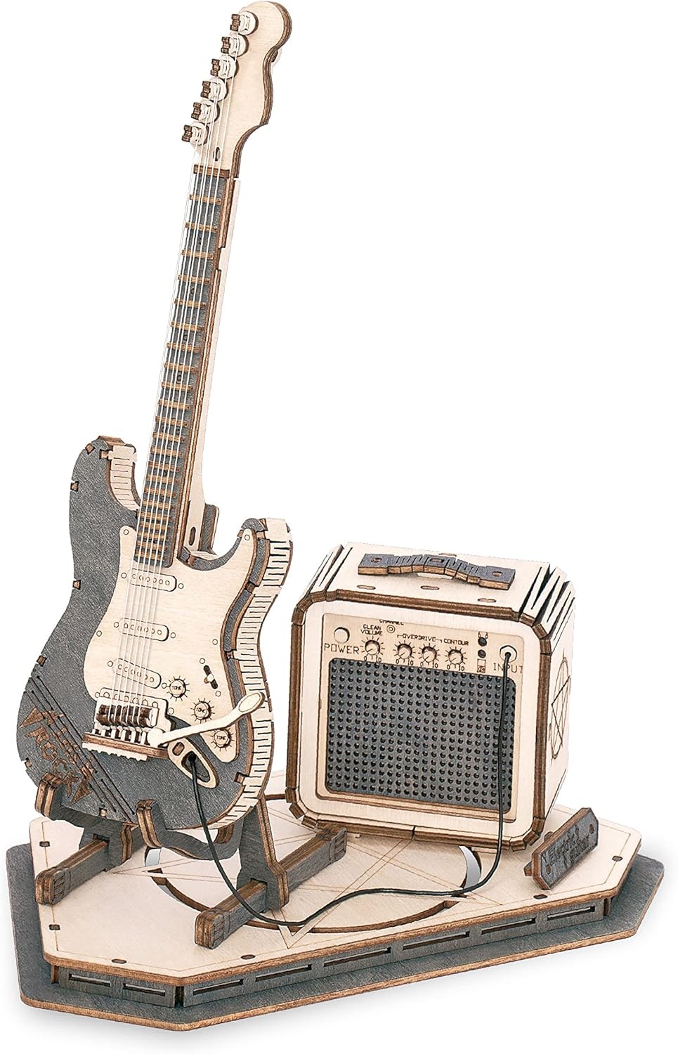 ROBOTIME 3D Puzzle Musical Instrument Wooden Model Kits for Adults to Build Woo