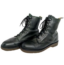 90s DR MARTENS 9231 7i Green-Black BOOTS UK 7 US womens 9 mens 8 Made in England