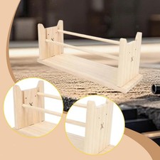 Wood Tabletop Paper Roll Dispenser Easy to Assemble Storage Stand Kraft Paper