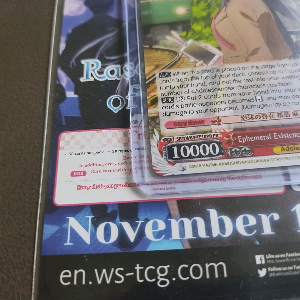 Ephemeral Existence, Mai Sakurajima Rascal Does Not Dream of Bunny Girl promo - Image 4 of 4