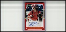 2021 Donruss #87S-TS Tyler Stephenson Retro 1987 Signatures Red #/99