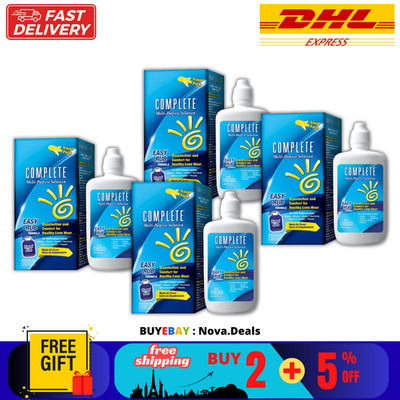 4 X Complete MULTI-PURPOSE SOLUTION Easy Rub Formula 2fl oz (60ml) Travel Size