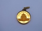 Rare 1987-S 25 YUAN .999 GOLD PANDA 1/4 Oz Coin W/ 14K Gold Bezel CHINA. C1463 — photo 3