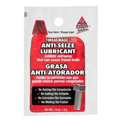 Ags Company TMP-1 Thread Magic Anti Seize Grease, Pouch, 4 G, 100