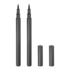 2pcs Fabric Markers Permanent Dye Paint Textile Marker Pens Fine Tip Dark Grey