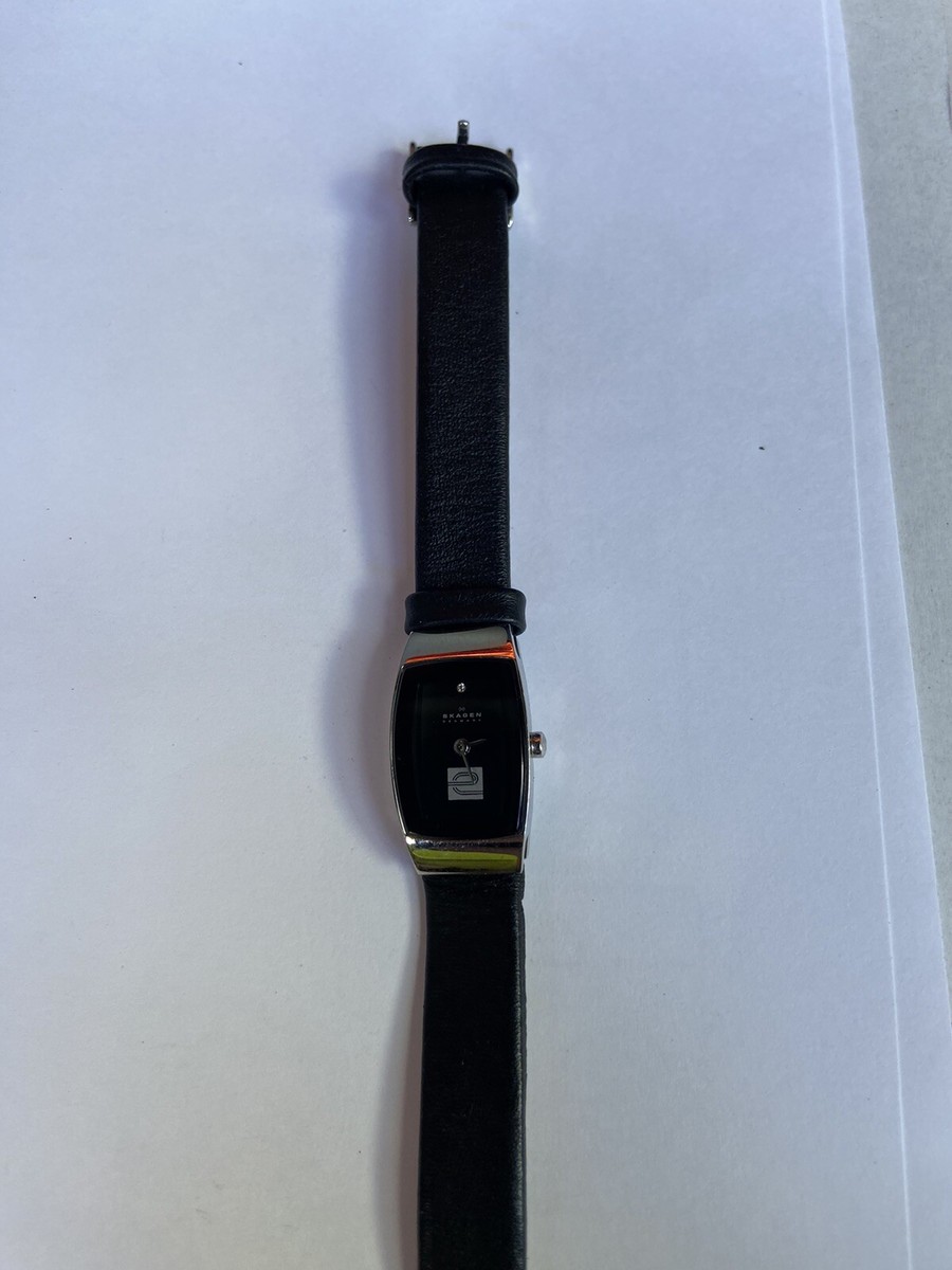 Skagen Denmark 271SSLB Steel Collection Black Slim Black 