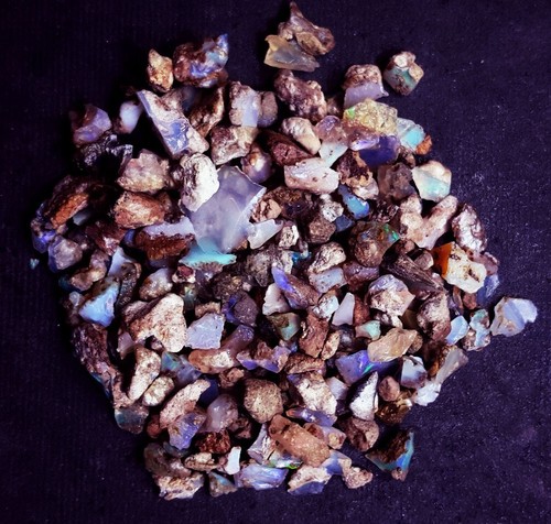 100% Natural Ethiopia Opal Rough Loose Gemstone 114.75 Ct With Free Gift - Picture 5 of 7