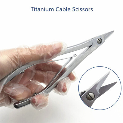 #ad #ad Orthopedic Mesh Scissors Titanium Scissors Kirschner Wire Wire Scissors tool $61.36