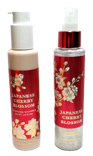 Bath  Body Works JAPANESE CHERRY BLOSSOM Diamond Shimmer Mist  Lotion FREE SHP
