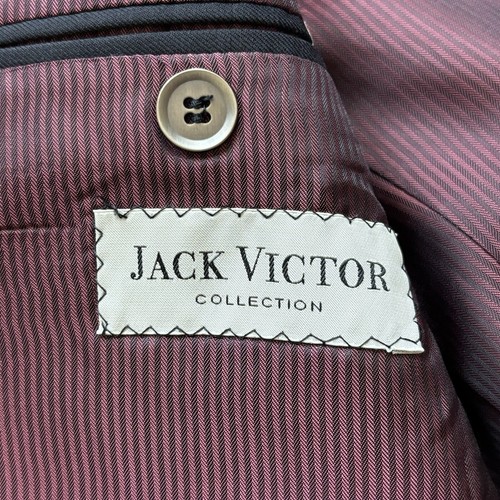 Jack Victor Blazer Mens 38R Blue Super 110s Metal Buttons Sports Coat Jacket - Picture 12 of 16