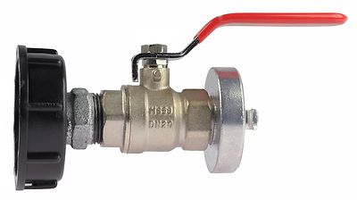 Adapter IBC auf Storz D Kupplung Absperrung Kugelhahn Container Regenwassertank