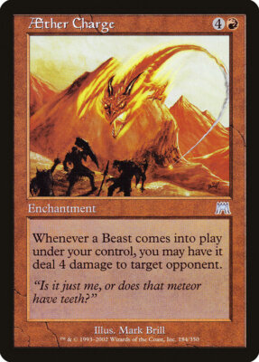 MTG Magic the Gathering Aether Charge (184/350) Onslaught LP