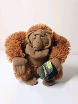 Disney Jungle Book Movie King Louie Stuffed Plush Animal NWT 6'' Orangutan