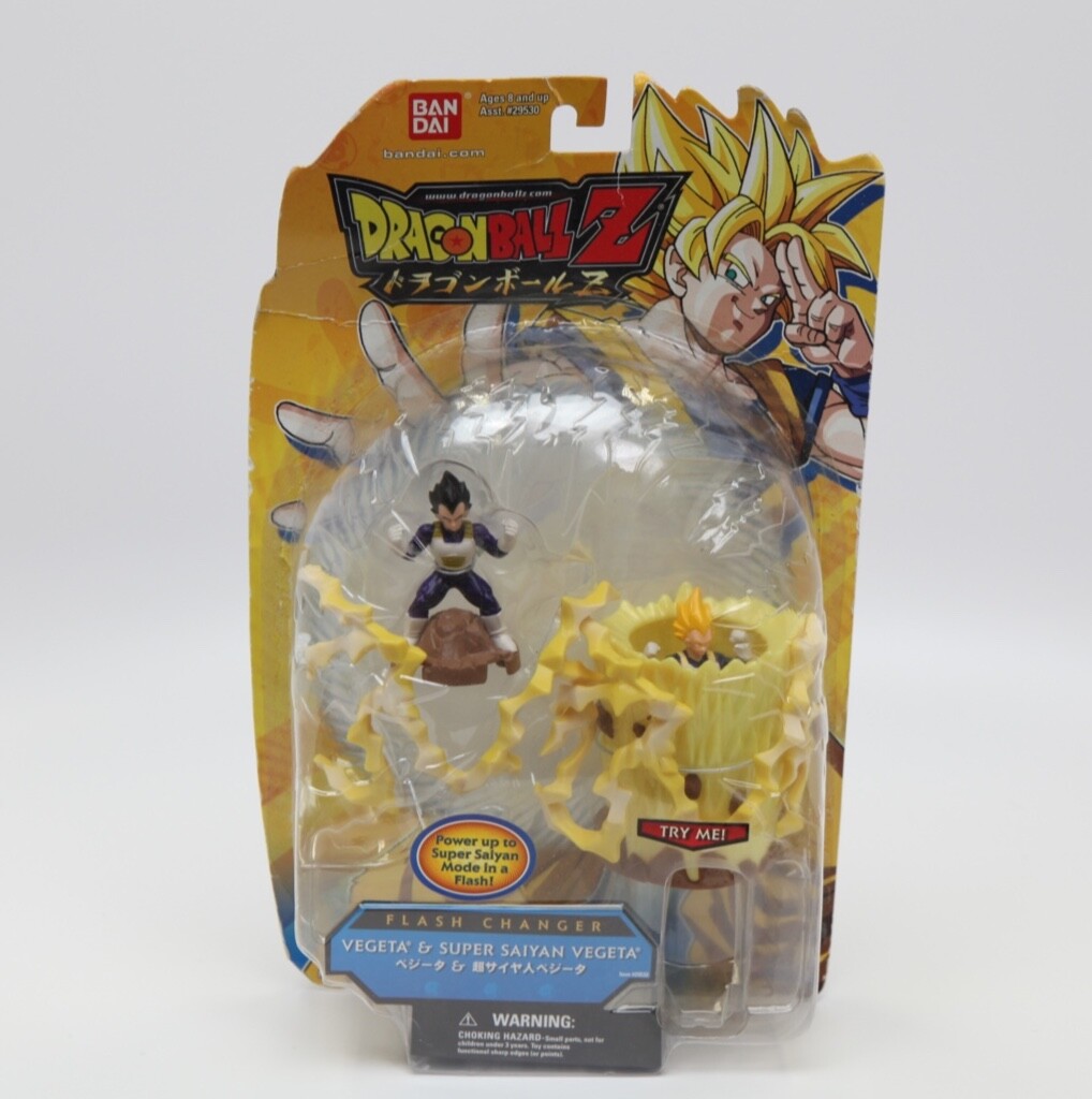 Dragonball z Flash Changer 2008 Vegeta and Super Saiyan Segeta