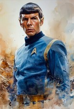 "Spock 5" 13x19 Fine Art Print Limited to Only 20 Hand-Numbered Copies