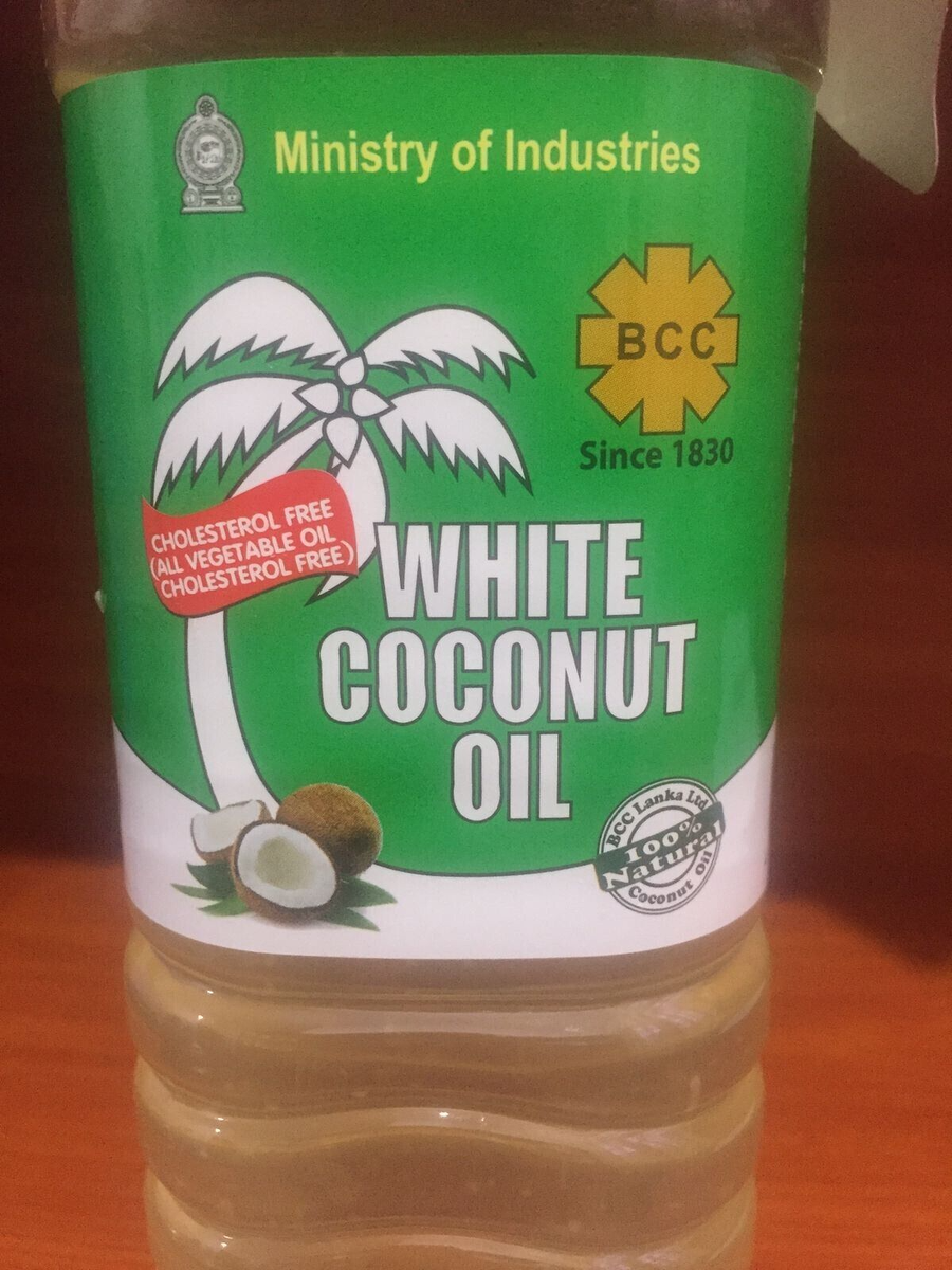 White coconut oil (1L) 100% Natural CHOLESTEROL FREE | eBay