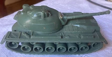 Vintage Timmee Processed Plastic Green US Army Tank