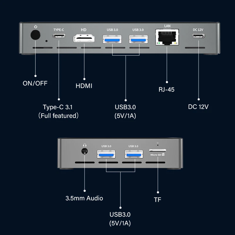 5,5 Zoll Windows Tablet Intel N5095 8GB 128GB Win 11 Pro Wifi Bluetooth Computer - Bild 3 von 4