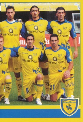 123 TEAM TEAM 2/2 CHIEVO VERONA STICKER FUSSBALLER 2010 PANINI