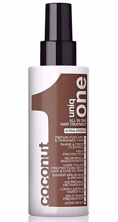 REVLON UNIQ ONE 10 IN 1 COCONUT HAIR TREATMENT 2 5.1 OZ SPRAY BOTTLES - Image 2 of 2