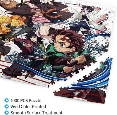Demon Slayer Jigsaw Puzzle 1000 Piece Challenging Brain