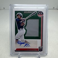 2022 PANINI STARS & STRIPES ELIJAH GREEN AUTO JERSEY /250 Washington Nationals 1