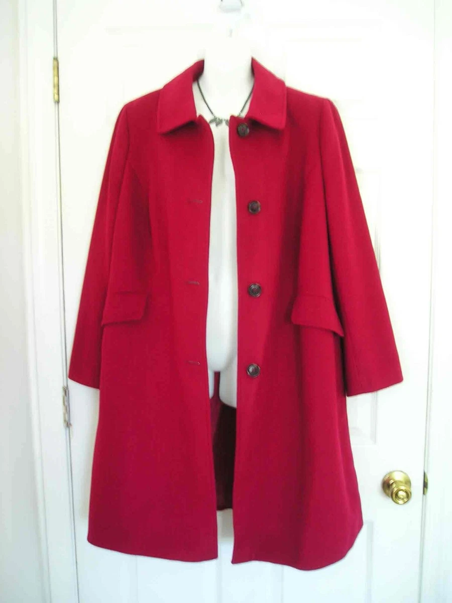 Talbots red coat sale