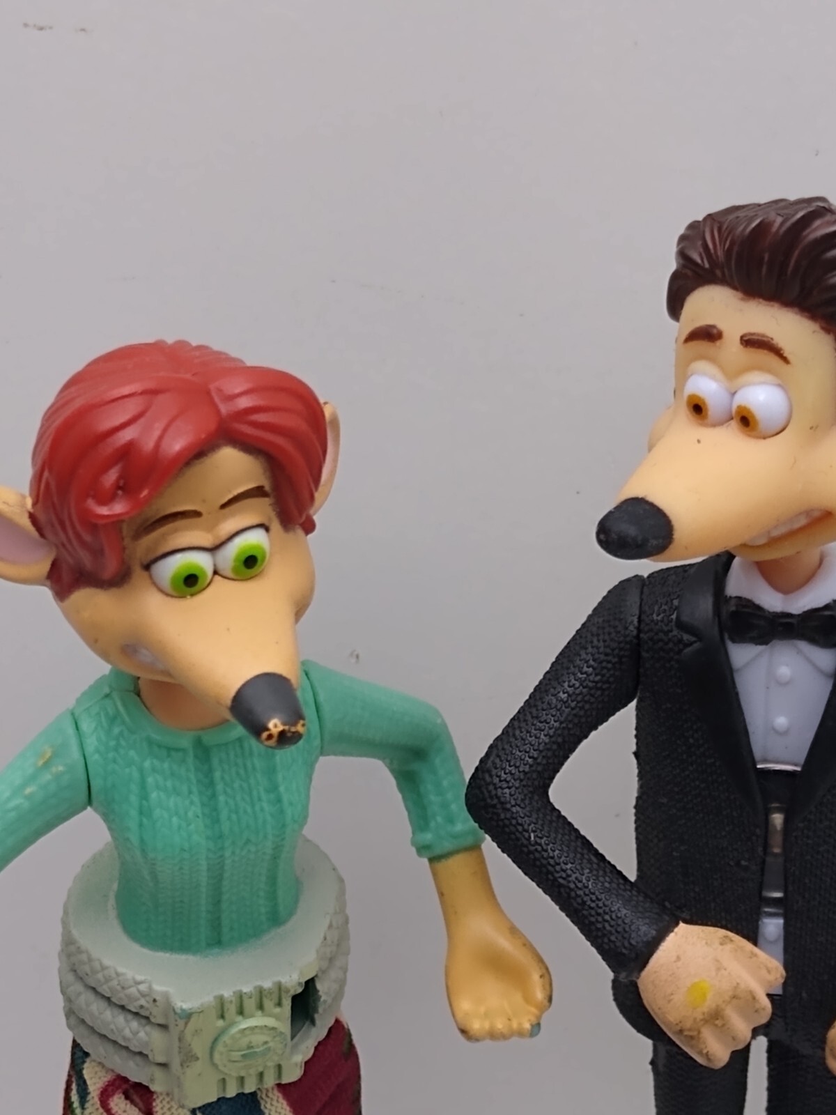 Flushed Away Roddy & Rita Rat McDonalds Toy Figure 5" Aardman 2006 Vintage eBay