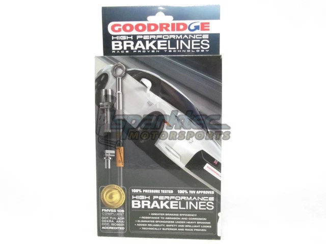 Kit de línea de freno de acero inoxidable Goodridge G-Stop Acura Integra DC2 Honda Civic EG Foto 2 de 4