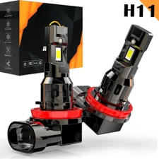 RIDROID H11/H9/H8 LED White Headlight Kit High Beam or Low Beam/Fog Light 100W