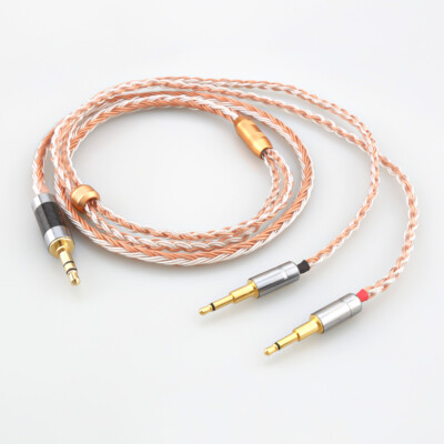 16 Core Earphone Cable for 2x2.5mm HIFIMAN HE1000 HE400S HE560 Oppo PM-1 PM-2