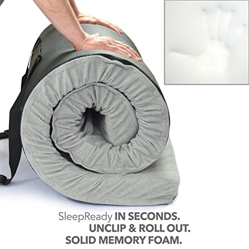 Sleep Ready Memory Foam Floor Camping Mattress Portable Sleeping