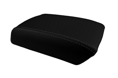 Hyundai Tiburon Console Lid Cover Carbon Fiber Vinyl for 2003-2008 Black