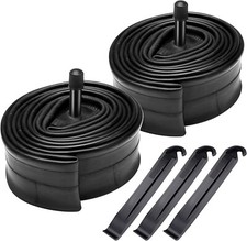 2-PCS 26" Heavy Duty Bike Tubes 26x1.95 26x2.10 26x2.125 AV48MM Schrader Valve 4